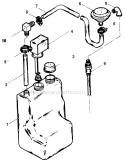 Page C Diagram and Parts List for 8992-0 L7500E Briggs and Stratton Generator
